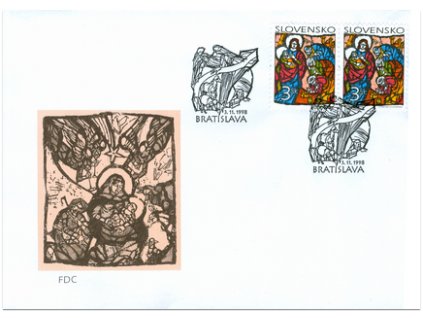 SR 1998 / 167 / Vianoce FDC