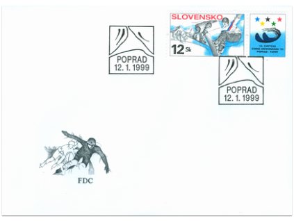 SR 1999 / 169 / 19. Svetová univerziáda a 4. EYOD FDC