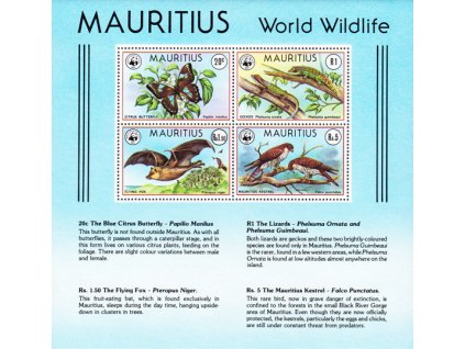 Mauritius Bl 8 wwf