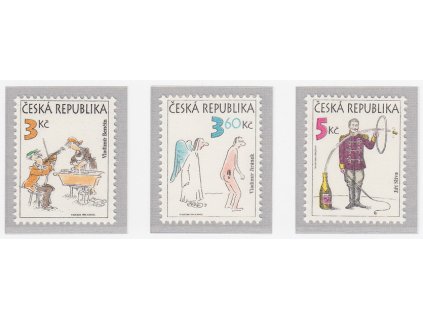 ČR 1995 / 083-085 / Český kreslený humor