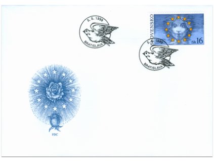 SR 1999 / 179 / 50. výročie založenia Rady Európy FDC