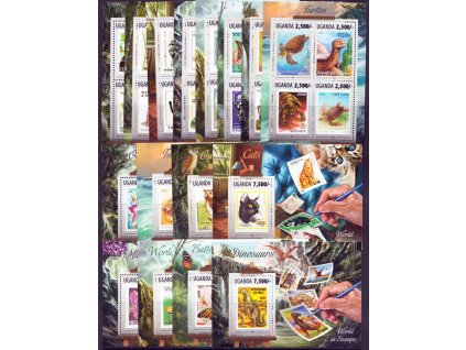 Uganda 3119 3150 + Bl 436 443