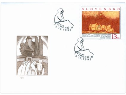 SR 1999 / 192-193 / Umenie FDC (2)