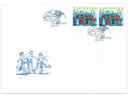 SR 1999 / 194 / Vianoce FDC