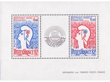 Francúzsko 2343 2344 Bl 6