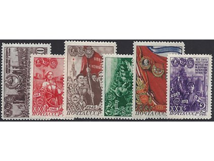 ZSSR 1948 /1280-1285/ 30 rokov Komsomol **