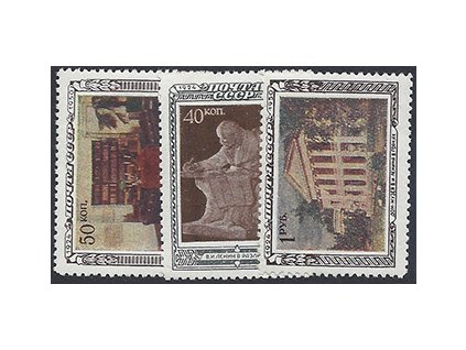 ZSSR 1950 /1442-1444/ 26. výročie úmrtia V. Lenin *