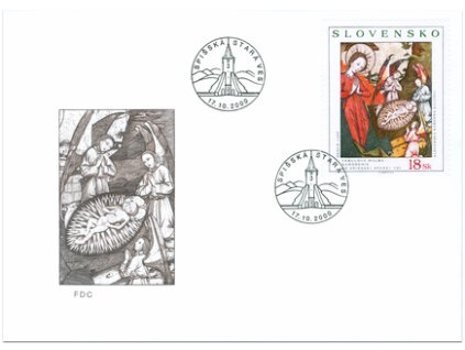 SR 2000 / 221-222 / Umenie FDC (2)