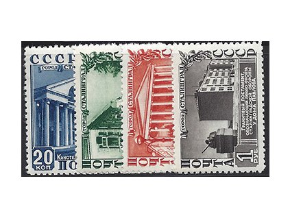 ZSSR 1950 /1480-1483/ Rekonštrukcia Stalingradu **