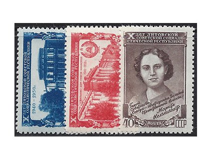 ZSSR 1950 /1500-1501/ Sovietske republiky VIII: Litva **