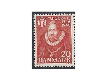 Dánsko 1946 /294/ 400. výročie narodenia: Tycho Brahe **