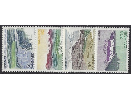 Dánsko 1977 /641-644/ Dánske regióny IV: Južné Jutsko **