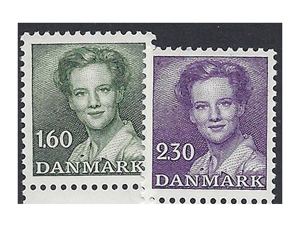 Dánsko 1982 /759-760/ Výplatné: Kráľovná Margareta II. **