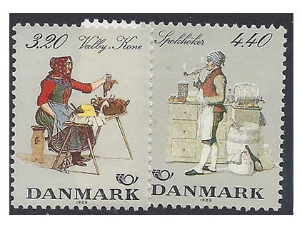 Dánsko 1989 /947-948/ Ľudové kroje **