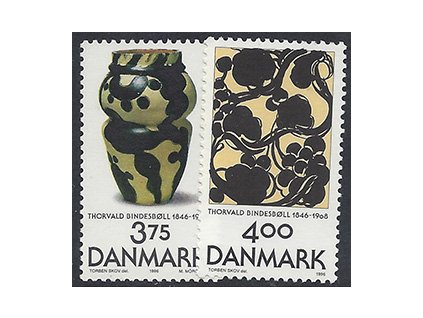 Dánsko 1996 /1136-1137/ 150. výročie narodenia T. Bindesboll **