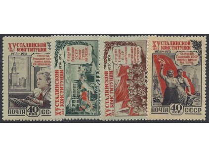 ZSSR 1952 /1627-1630/ 15 rokov ústavy **