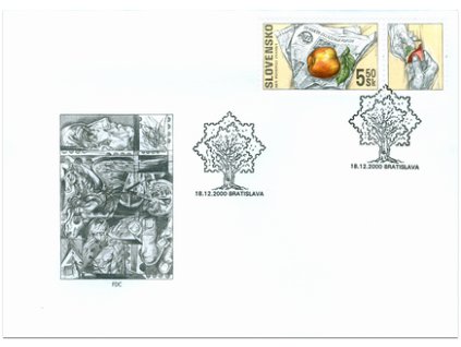 SR 2000 / 223 / Deň poštovej známky FDC