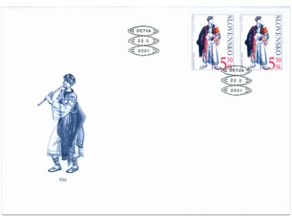 SR 2001 / 228-229 / Kroje FDC (2)