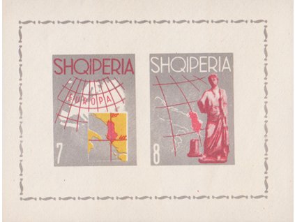 Albánsko 0692 Bl 14 B