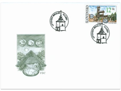SR 2001 / 231-232 / Krásy našej vlasti FDC (2)