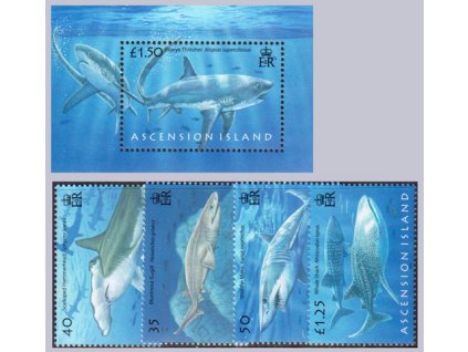 Ascension isl 1583 1586 + Bl 62