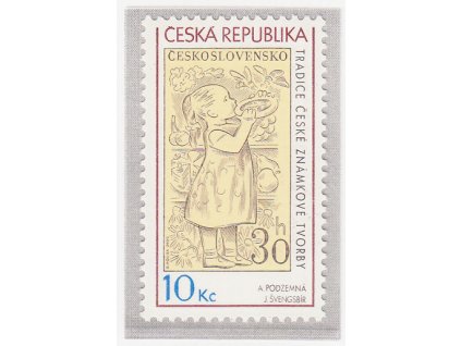 ČR 2009 / 587 / Tradícia českej známkovej tvorby