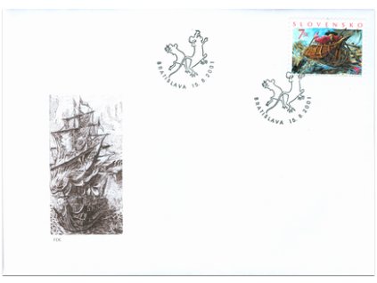 SR 2001 / 244 / Bienále ilustrácií Bratislava FDC