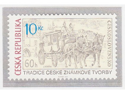 ČR 2011 / 667 / Tradícia českej známkovej tvorby