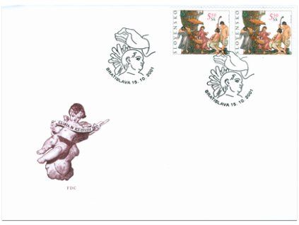 SR 2001 / 253 / Vianoce FDC