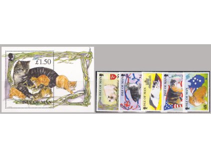 Isle of Man 0668 0672 +Bl 25