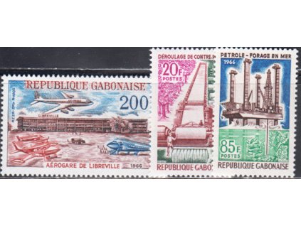 Gabun 0251 0252 + 0258