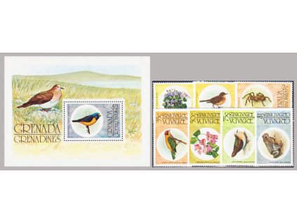 Grenada Grenadines 0132 0138 + Bl 15
