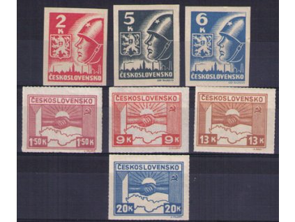 ČS 1945 / 0353-0359 / Košické vydanie  **