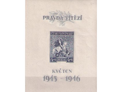 ČS 1946 / 0435 H / 1. výročie májového povstania  **