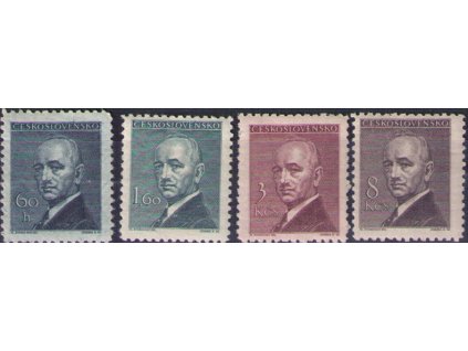 ČS 1946 / 0443-0446 / Dr. E. Beneš  **