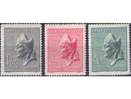 ČS 1947 / 0450-0452 / Sv. Vojtech  **