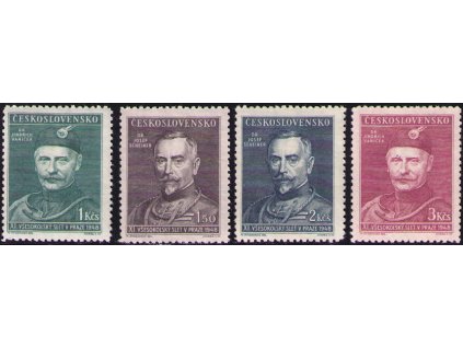 ČS 1948 / 0475-0478 / XI. všesokolský zlet  **