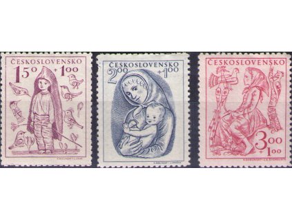 ČS 1948 / 0494-0496 / Deťom  **