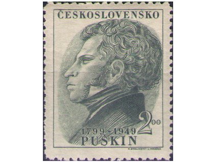 ČS 1949 / 0516 / A. Puškin  **