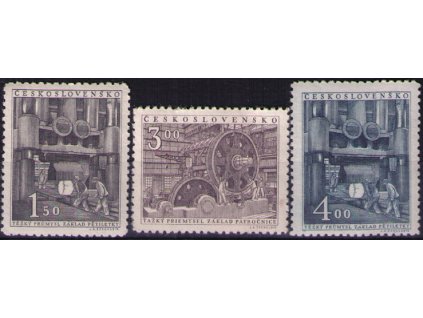 ČS 1951 / 0575-0577 / Ťažký priemysel **