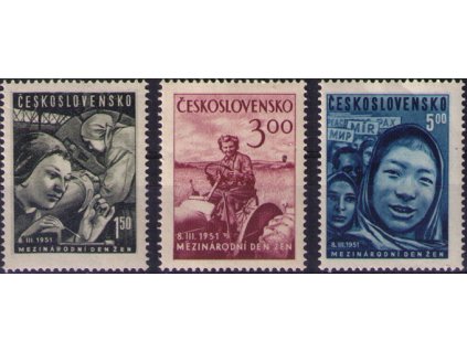 ČS 1951 / 0578-0580 / MDŽ **