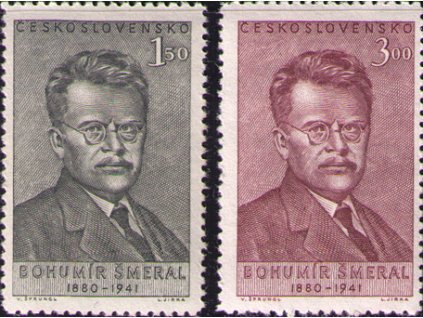 ČS 1951 / 0597-0598 / B. Šmeral **