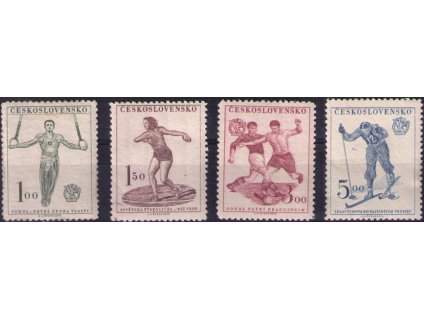 ČS 1951 / 0599-0602 / Šport **