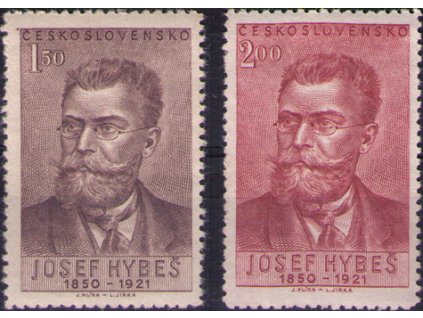 ČS 1951 / 0606-0607 / J. Hybeš **