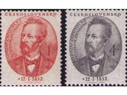 ČS 1952 / 0625-0626 / L. Zápotocký **