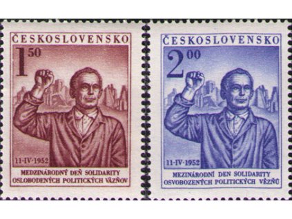 ČS 1952 / 0644-0645 / Deň solidarity **