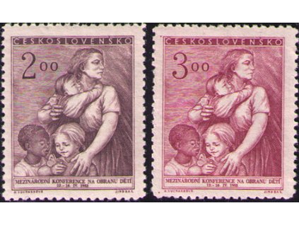ČS 1952 / 0646-0647 / Konferencia na ochranu detí **