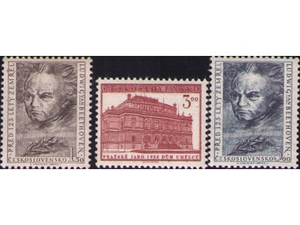 ČS 1952 / 0661-0663 / Pražská jar **
