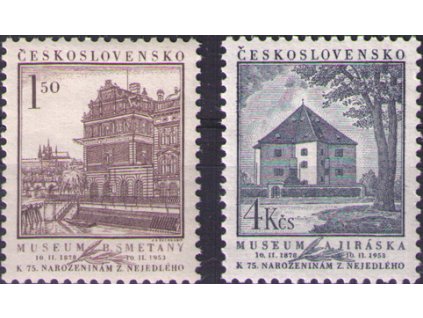 ČS 1953 / 0702-0703 / Z. Nejedlý **