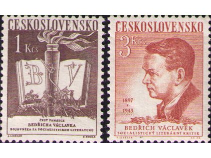 ČS 1953 / 0712-0713 / B. Václavek **